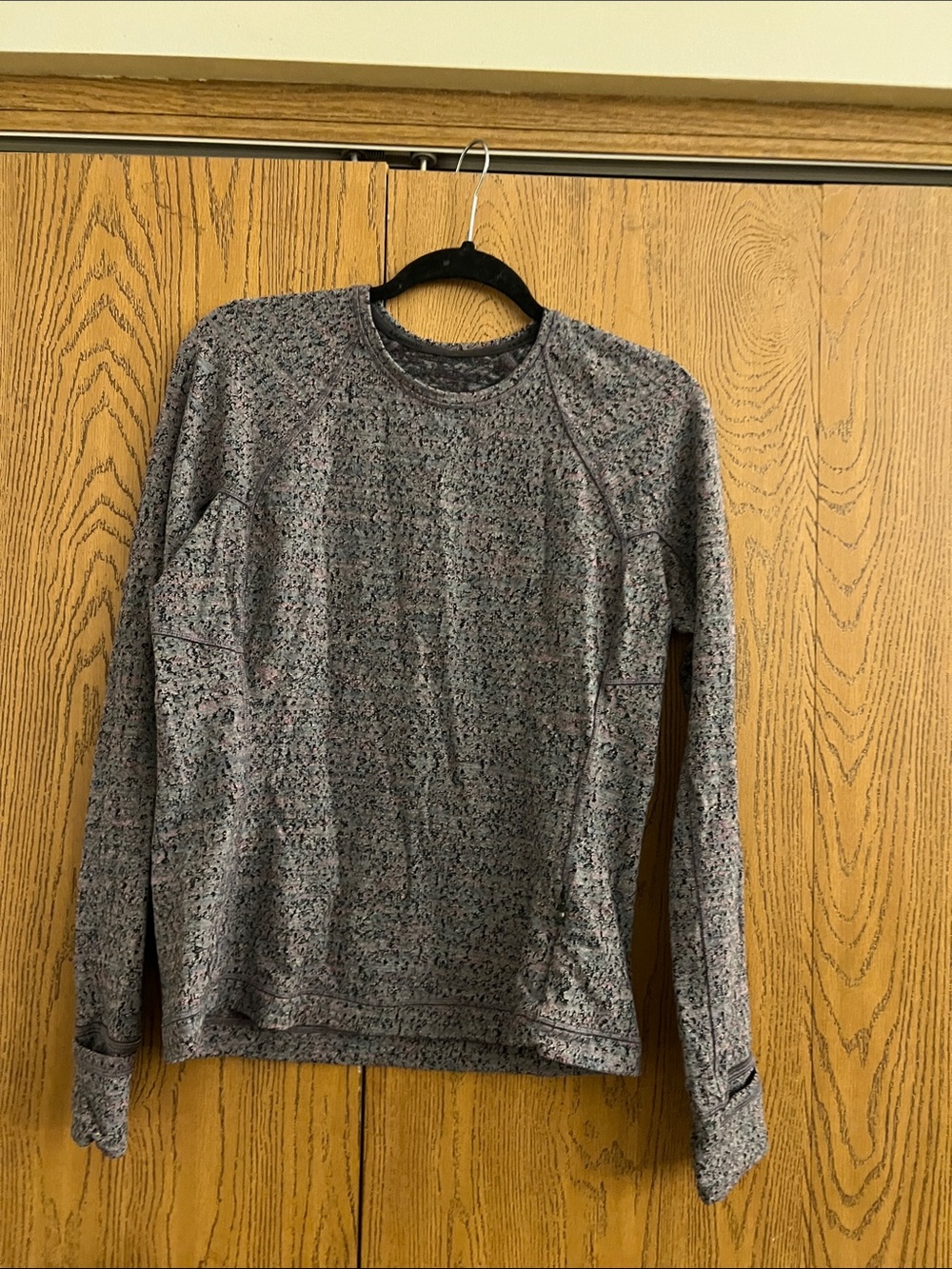 lululemon athletica Men's Heathered Gray Crewneck Sweater